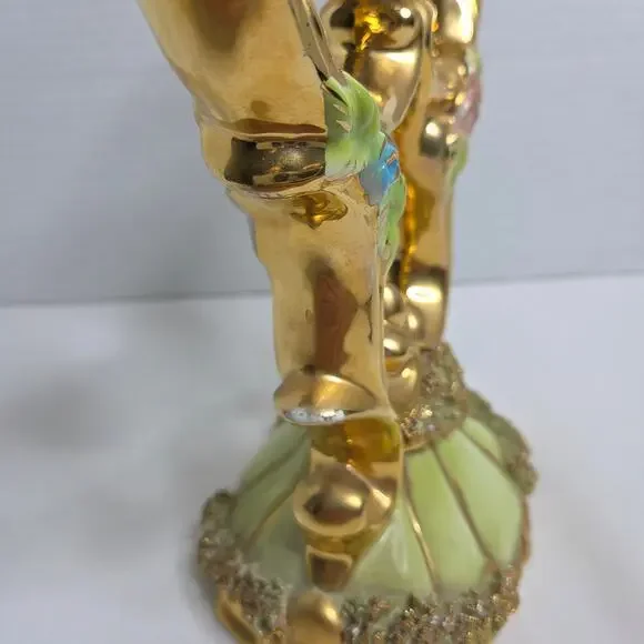 Vintage Ceramic Capodimonte-style Sesto Florentino Candelabra Made in Italy